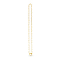 14k Yellow Gold Heart Element Paperclip Necklace
