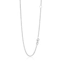 14k White Gold Adjustable Cable Chain (1.50 mm)