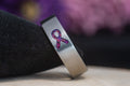 Resolve - Purple Awareness Ribbon - Titanium