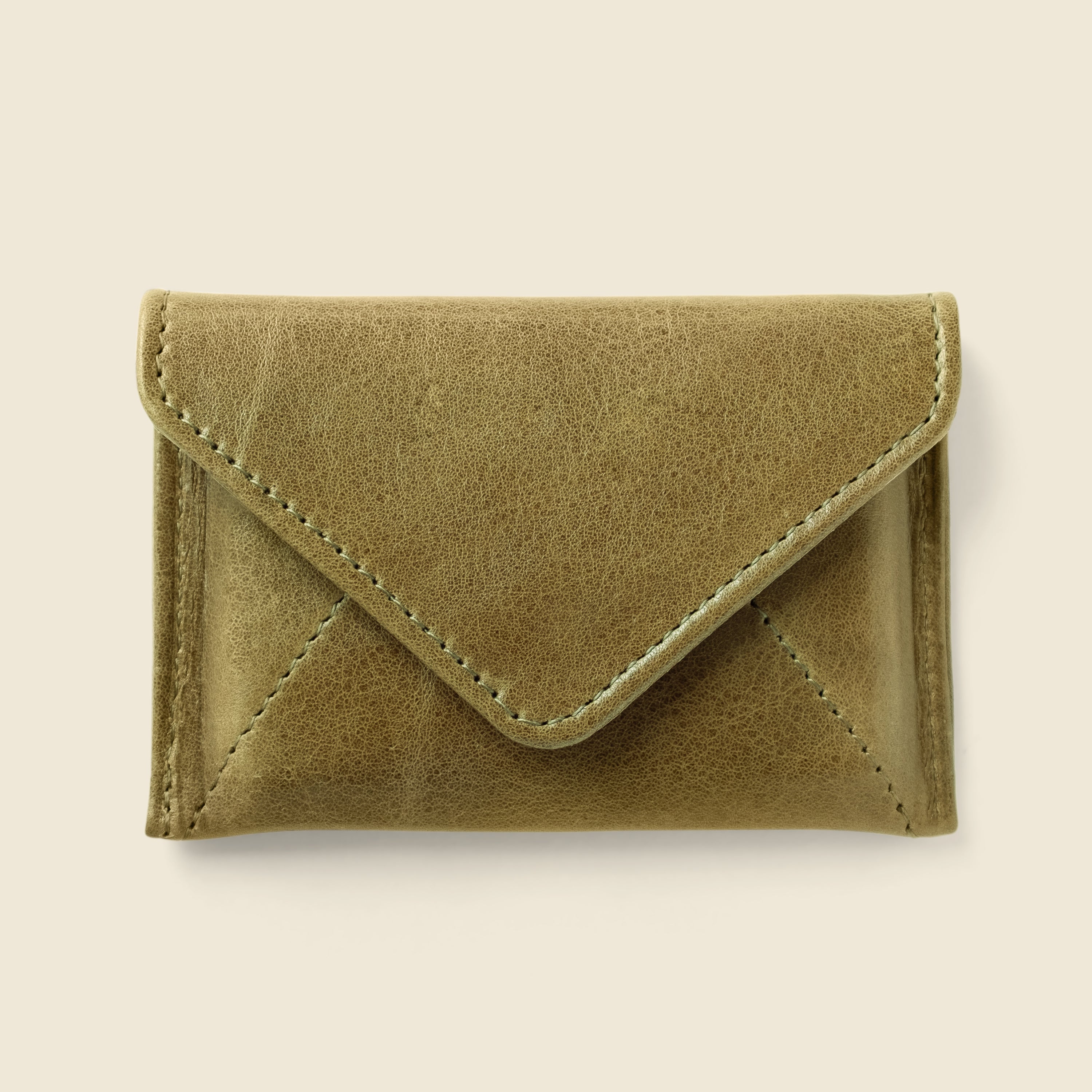 Mini Envelope Wallet With RFID protection - Olive