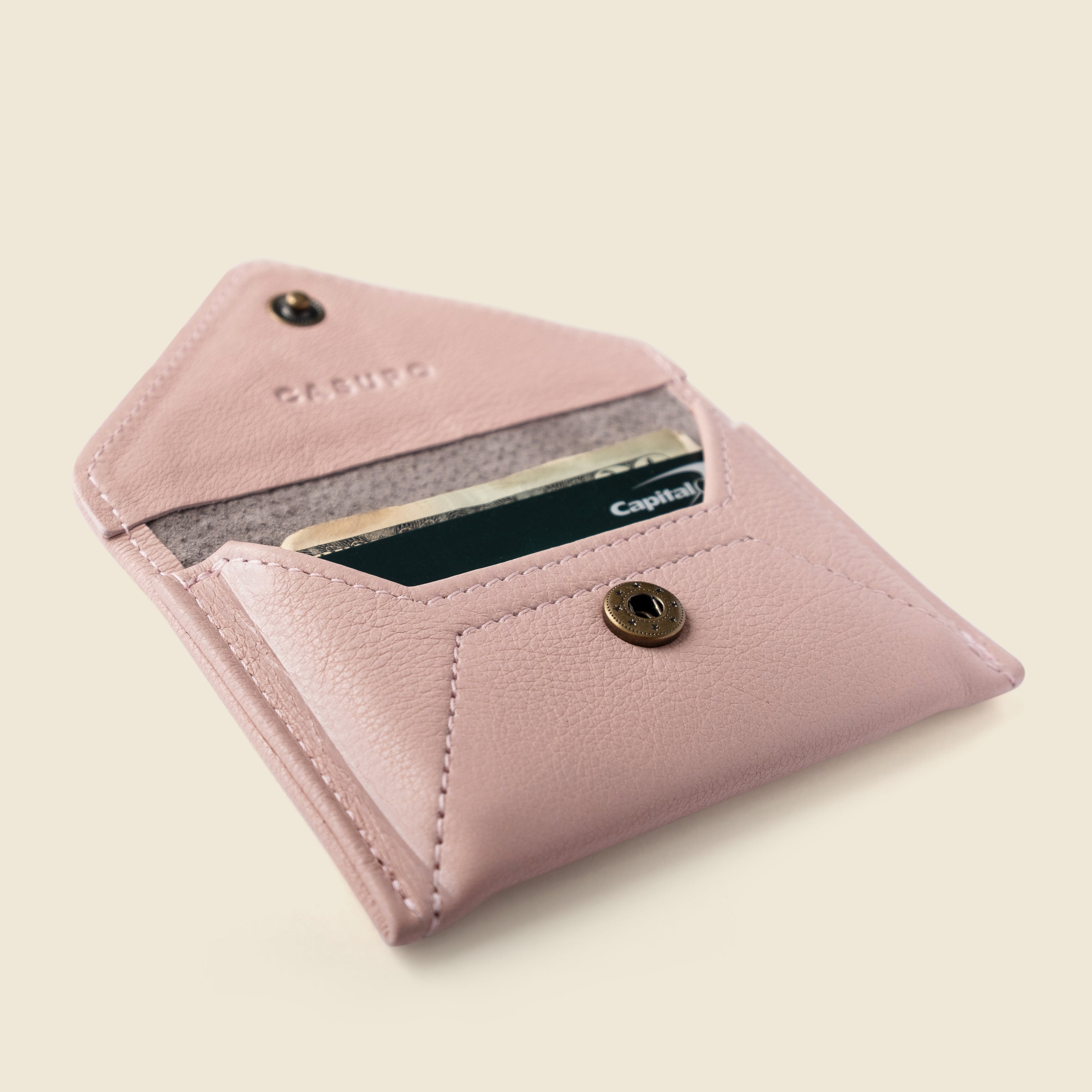 Mini Envelope Wallet With RFID protection - Rose Pink