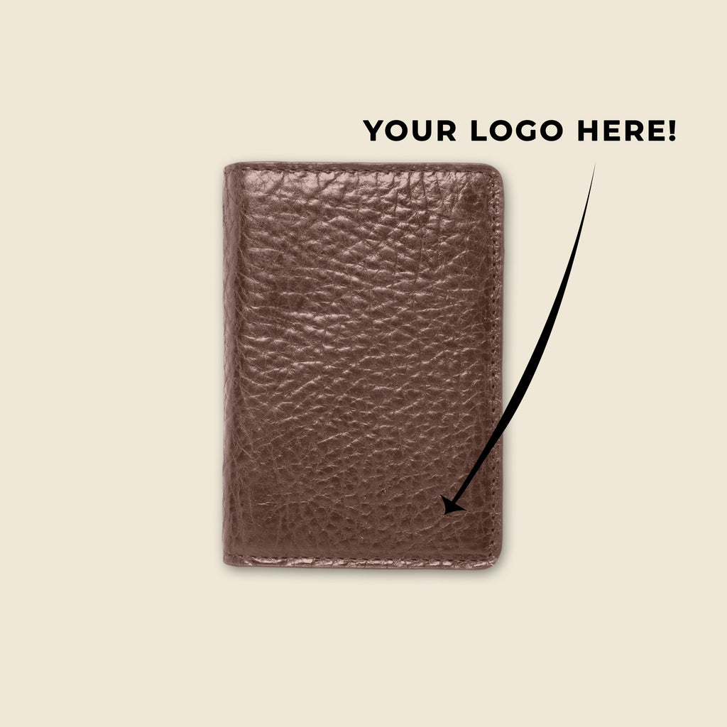 Small Bifold Wallet For Private Label (50 Units Minimum)