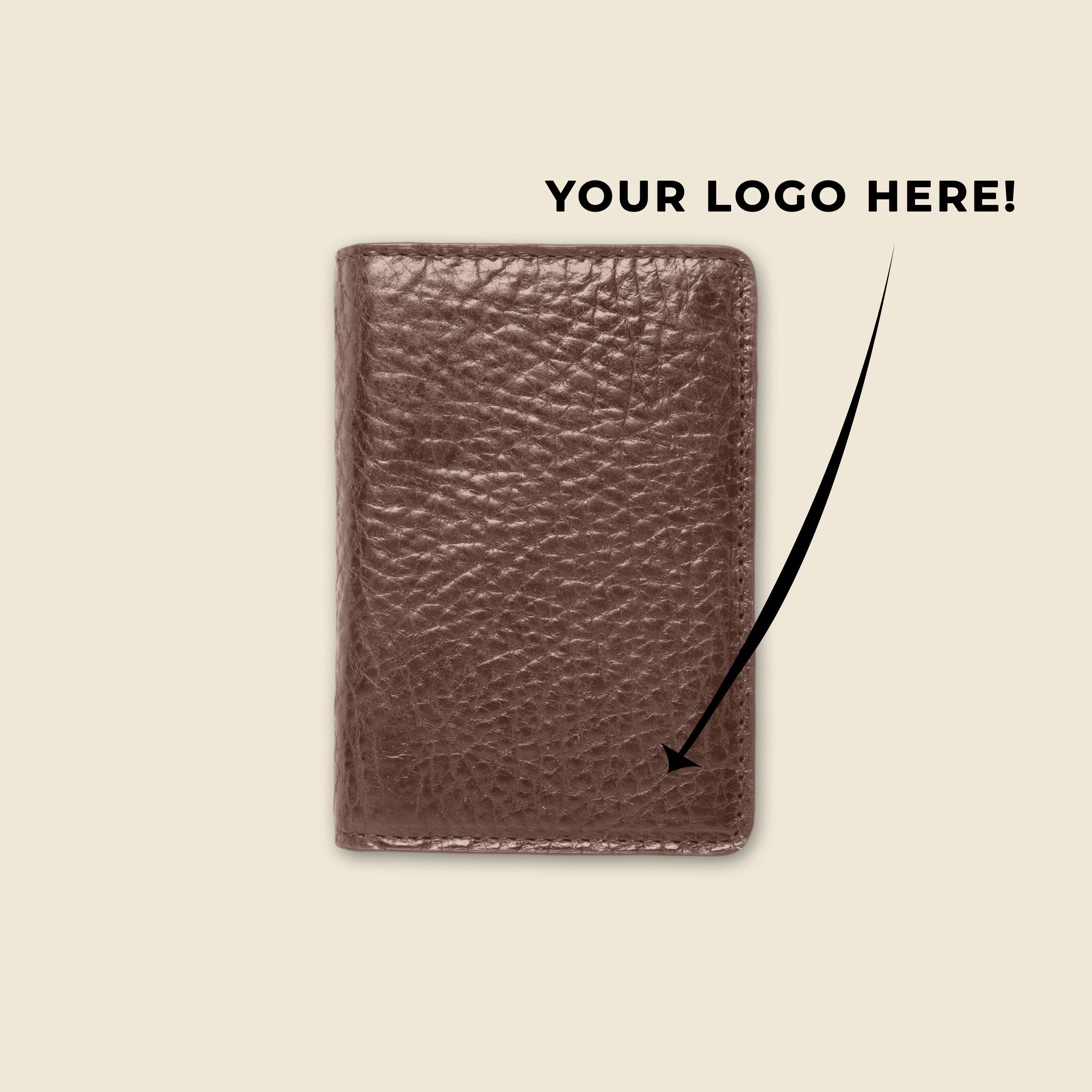 Small Bifold Wallet For Private Label (50 Units Minimum)