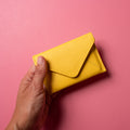 Mini Envelope Wallet With RFID protection - Sunny Yellow