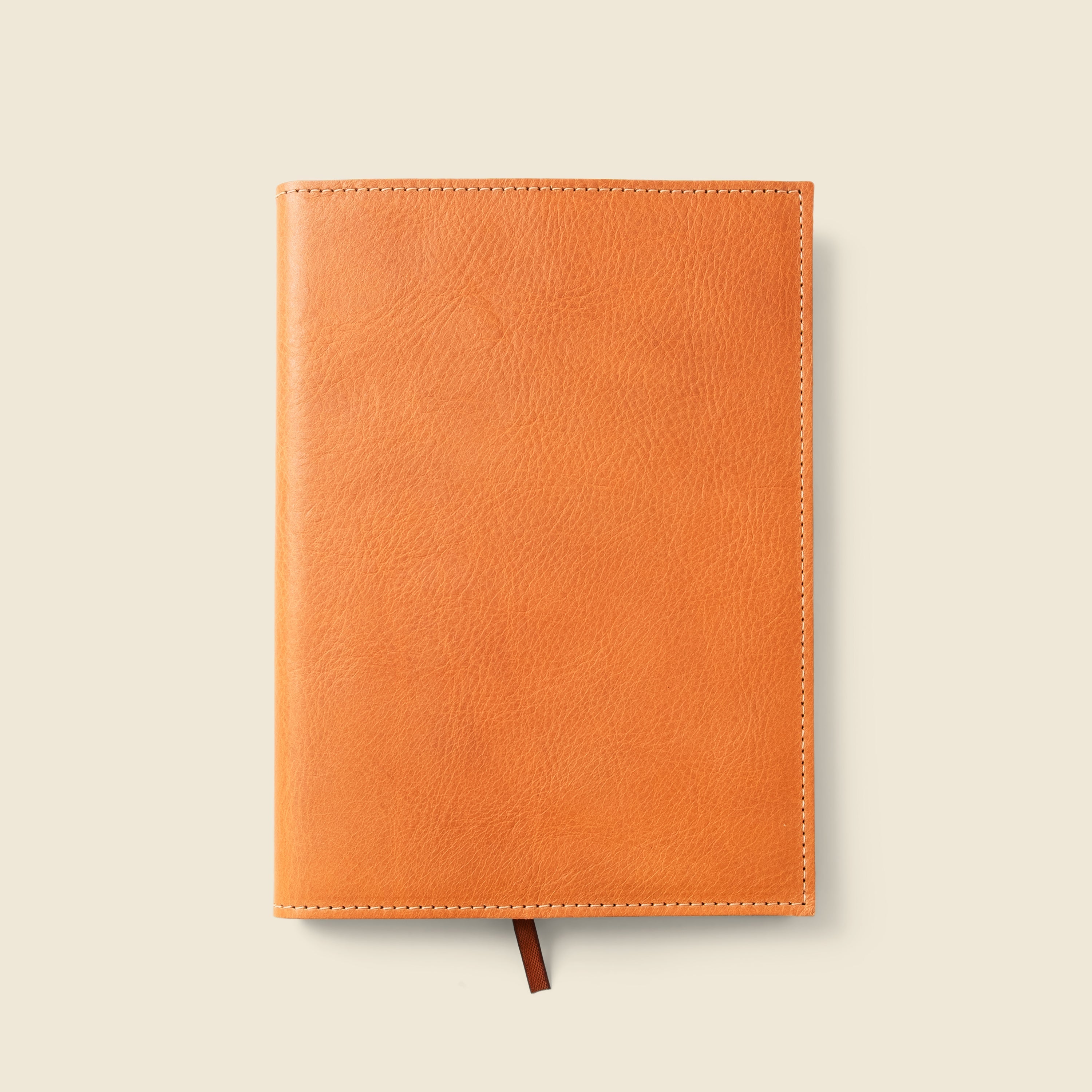 Refillable A5 Leather Notebook Cover – Natural