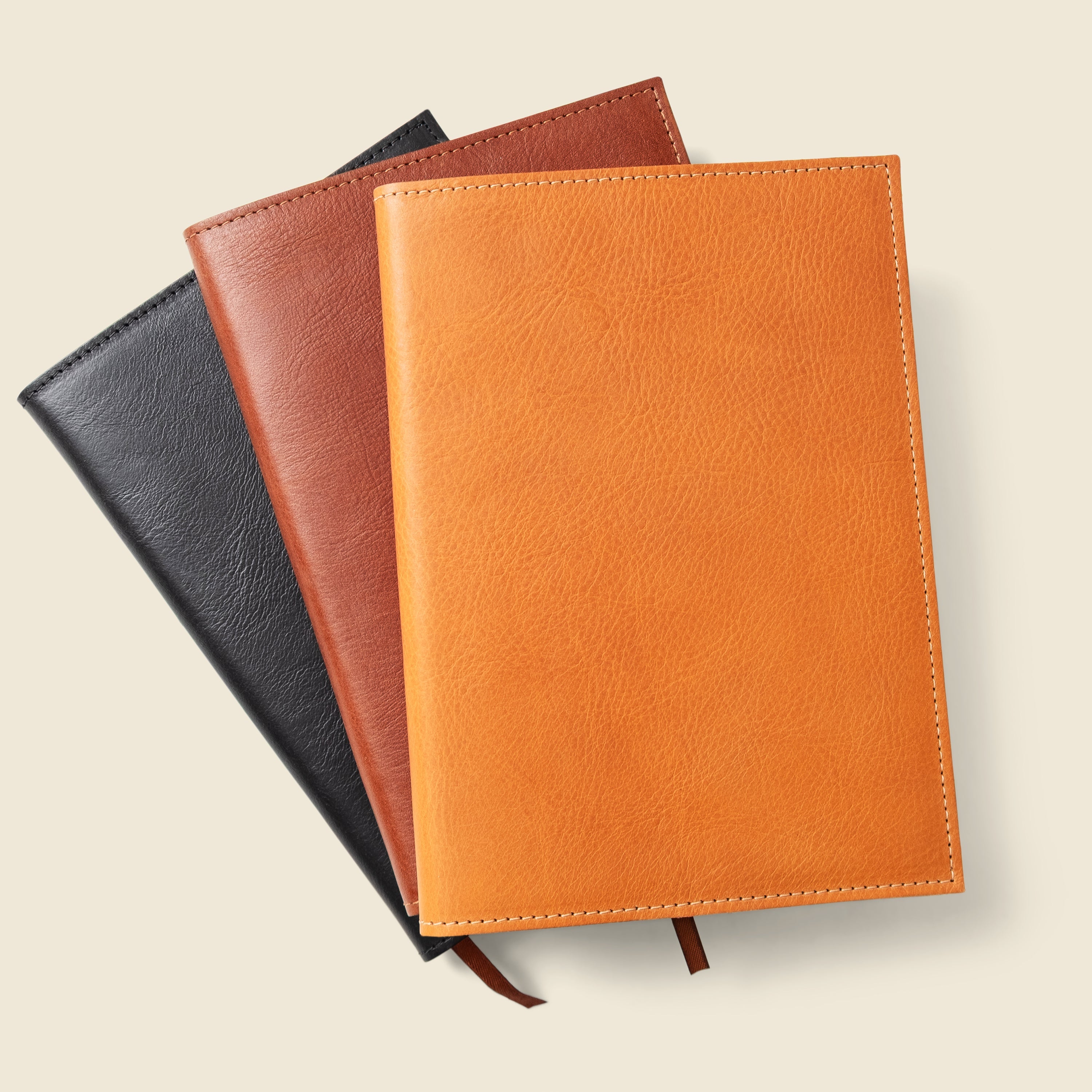 Refillable A5 Leather Notebook Cover – Chocolate