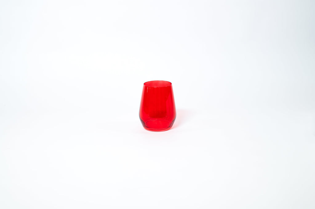 Cherry Red - Colored Wine Glass