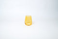 Sunshine Yellow -  Stemless Colored Wine Glass
