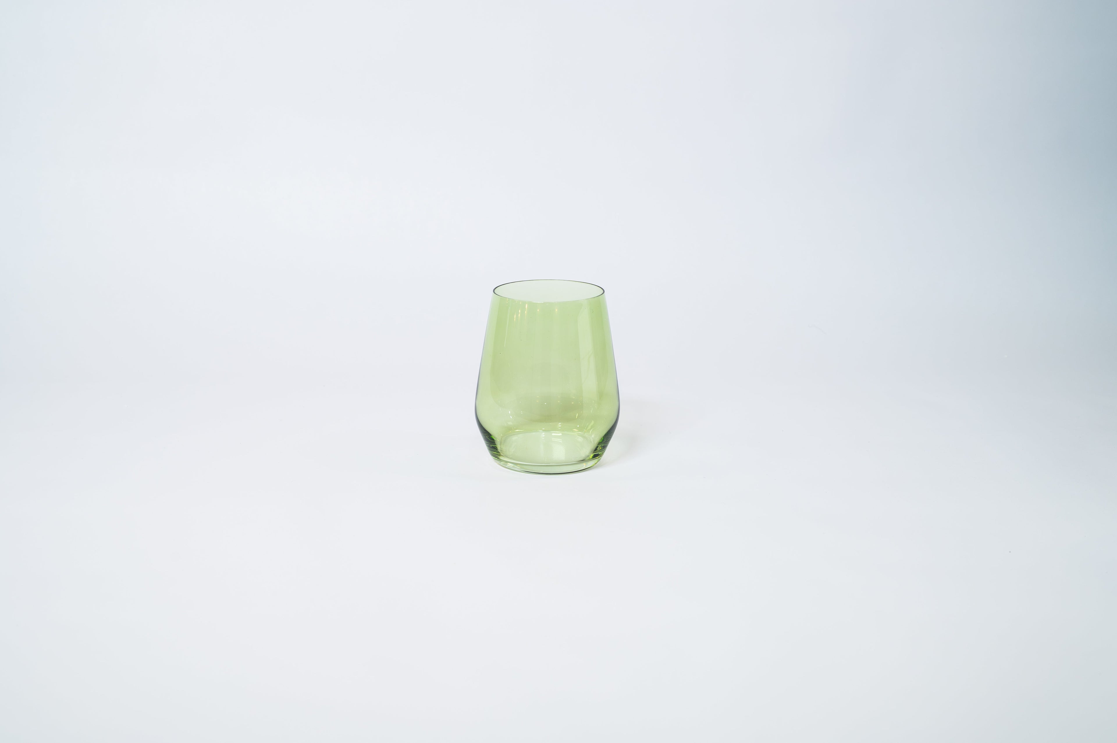 Matcha Green - Stemless Colored Wine Glass