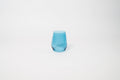 Blue Lagoon - Stemless Colored Wine Glass