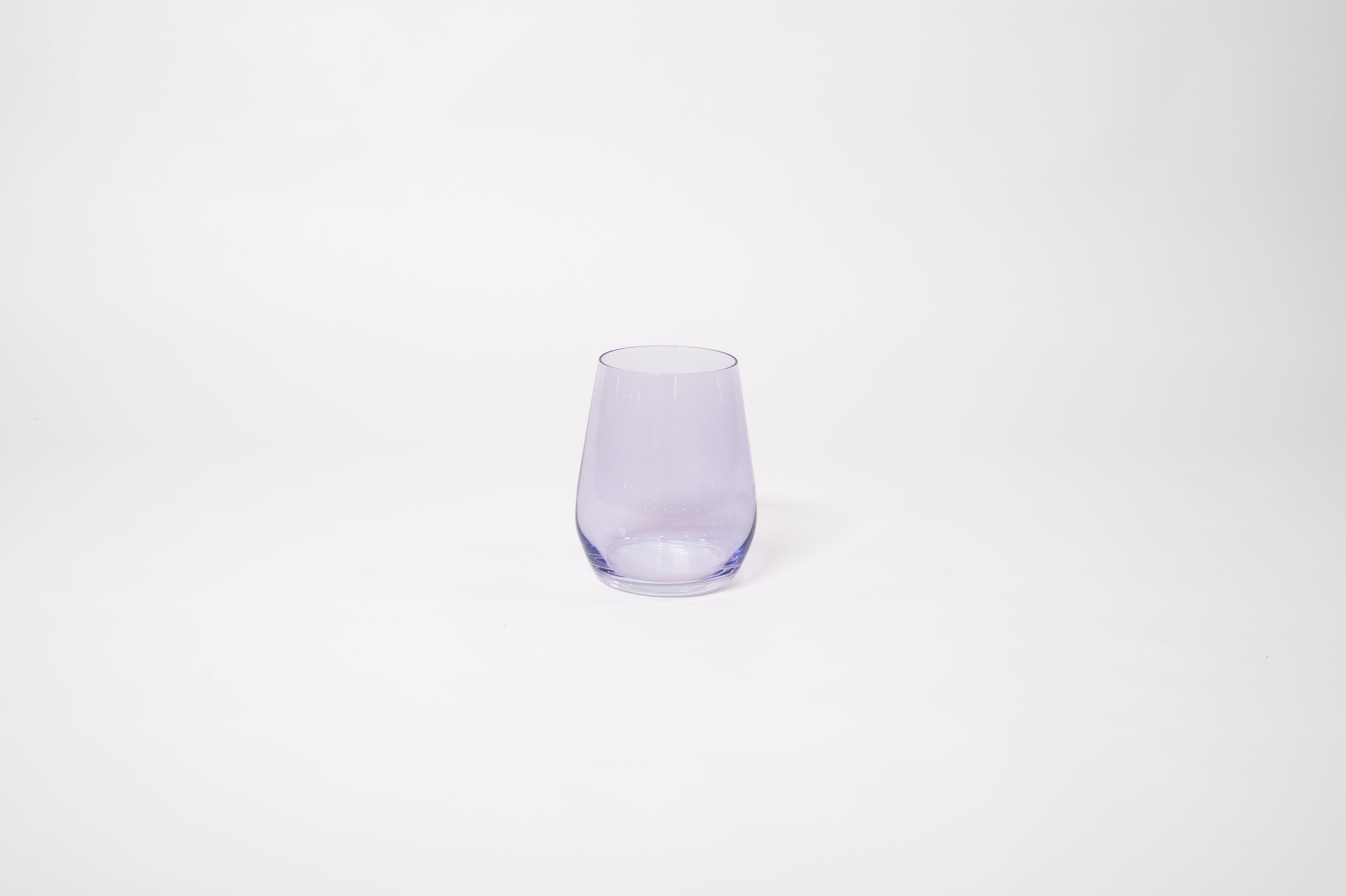 Lady Lavender - Stemless Colored Wine Glass