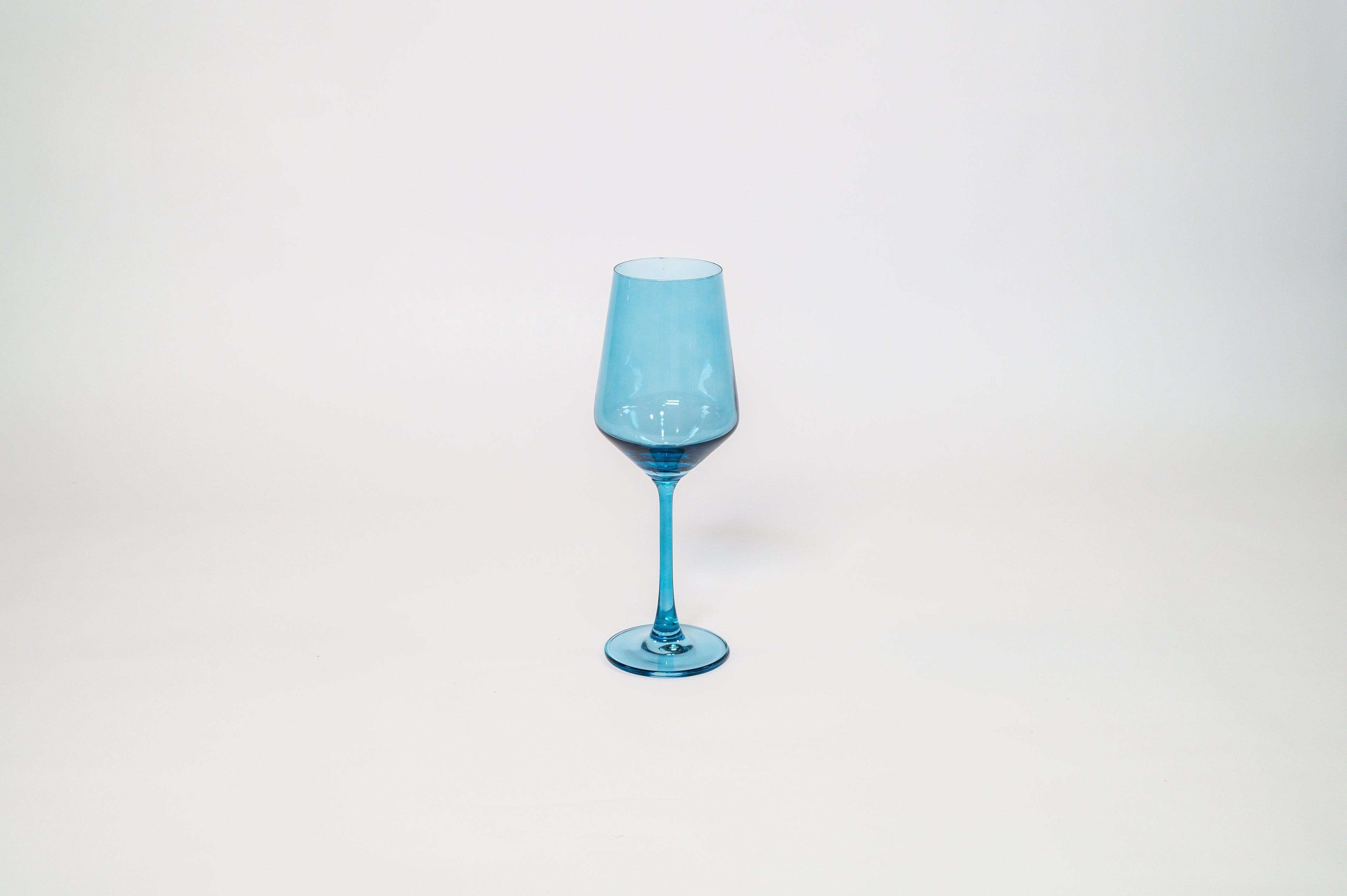 Blue Lagoon - Colored Wine Glass