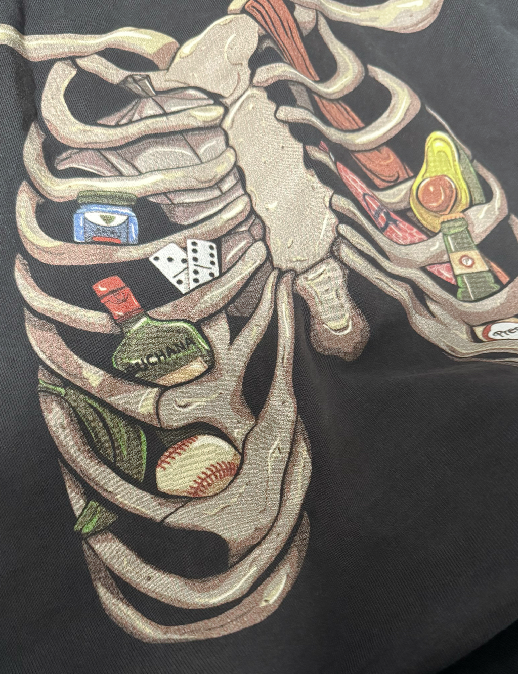 Dominican Rib Cage – Oversized faded t-shirt