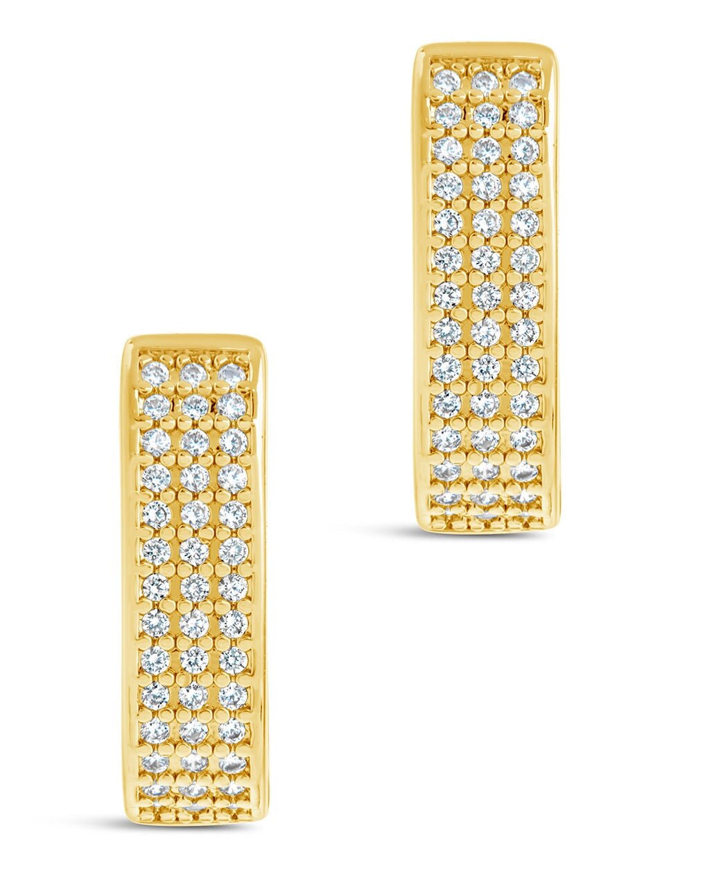 Renee CZ Huggie Hoop Earrings