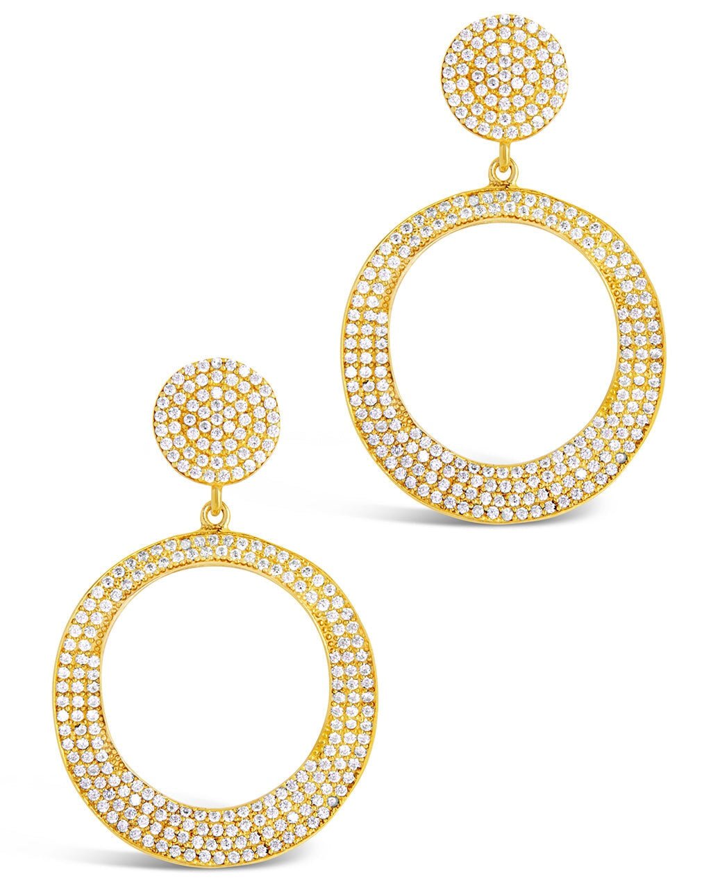 Juniper CZ Statement Drop Earrings