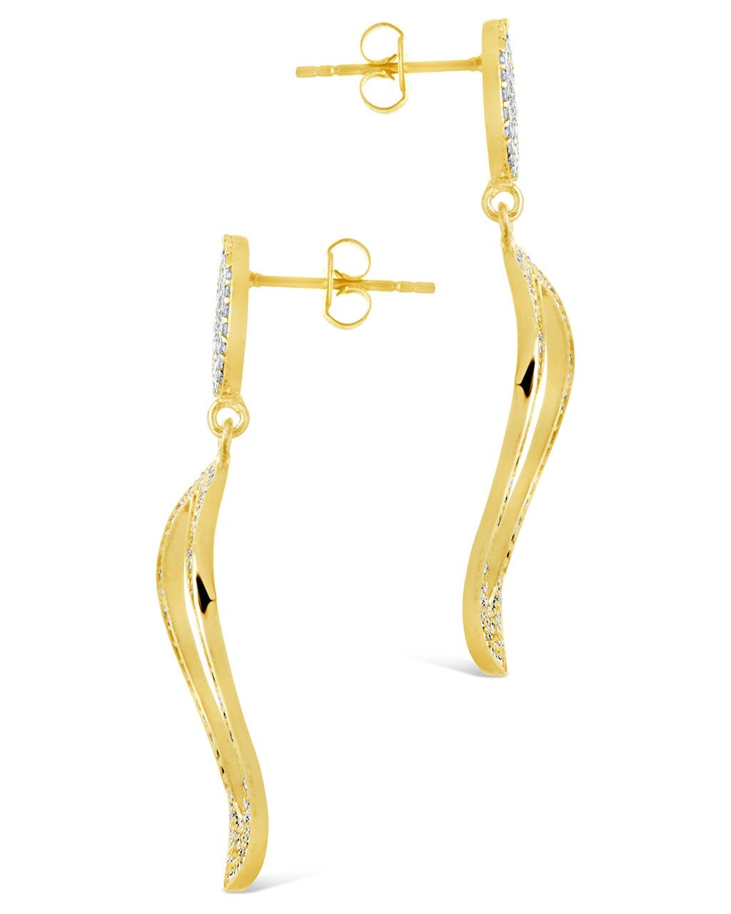 Juniper CZ Statement Drop Earrings