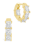 Cosima Baguette CZ Hoops