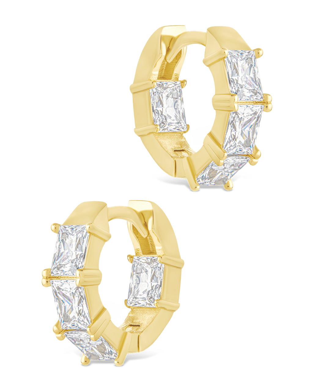 Cosima Baguette CZ Hoops