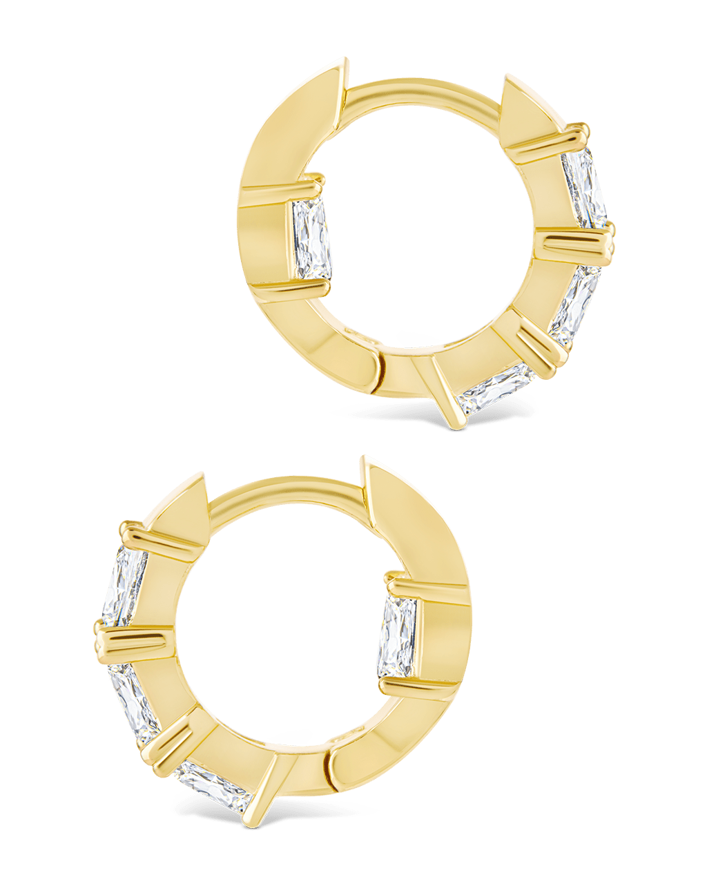 Cosima Baguette CZ Hoops