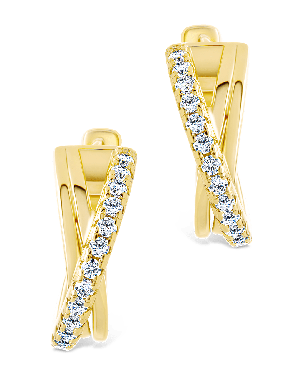 Juliana CZ Hoop Earrings