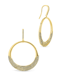 Muriel CZ O Drop Earrings