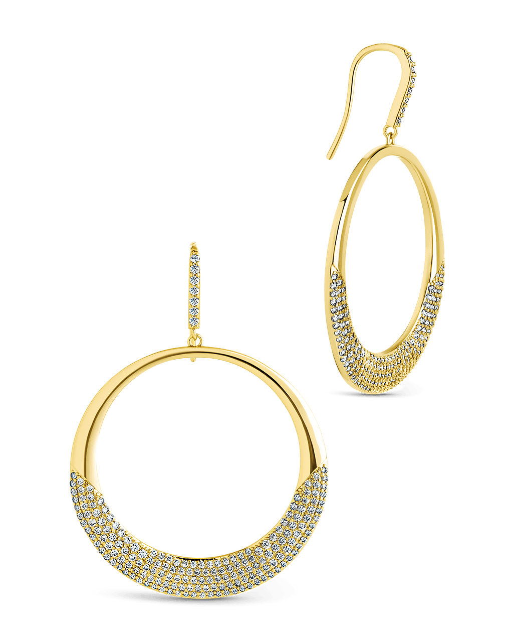 Muriel CZ O Drop Earrings