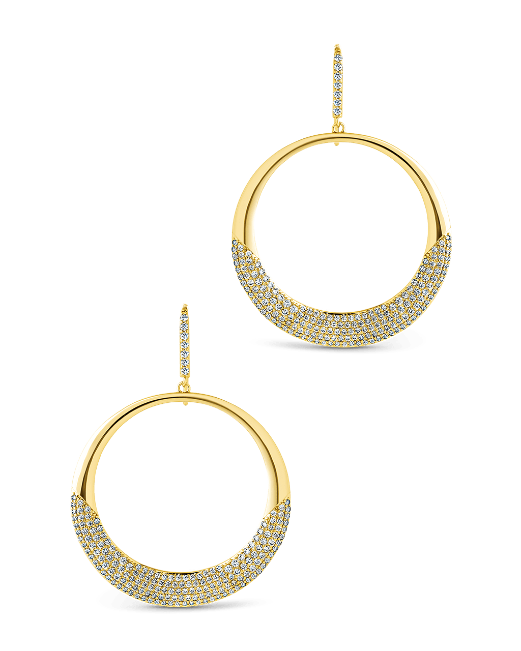 Muriel CZ O Drop Earrings