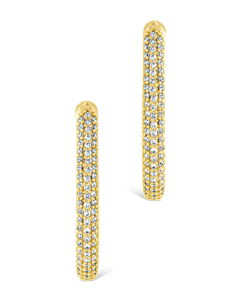 Melba Pave CZ Hoops