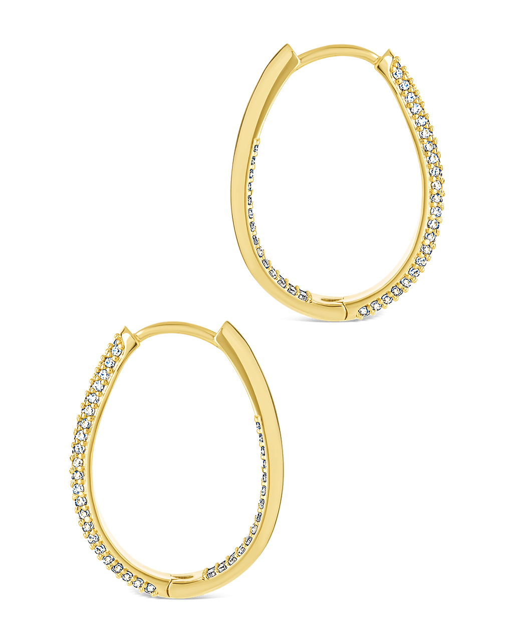 Melba Pave CZ Hoops