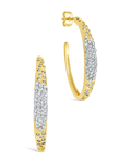 Cherise Pave CZ Hoop Earring