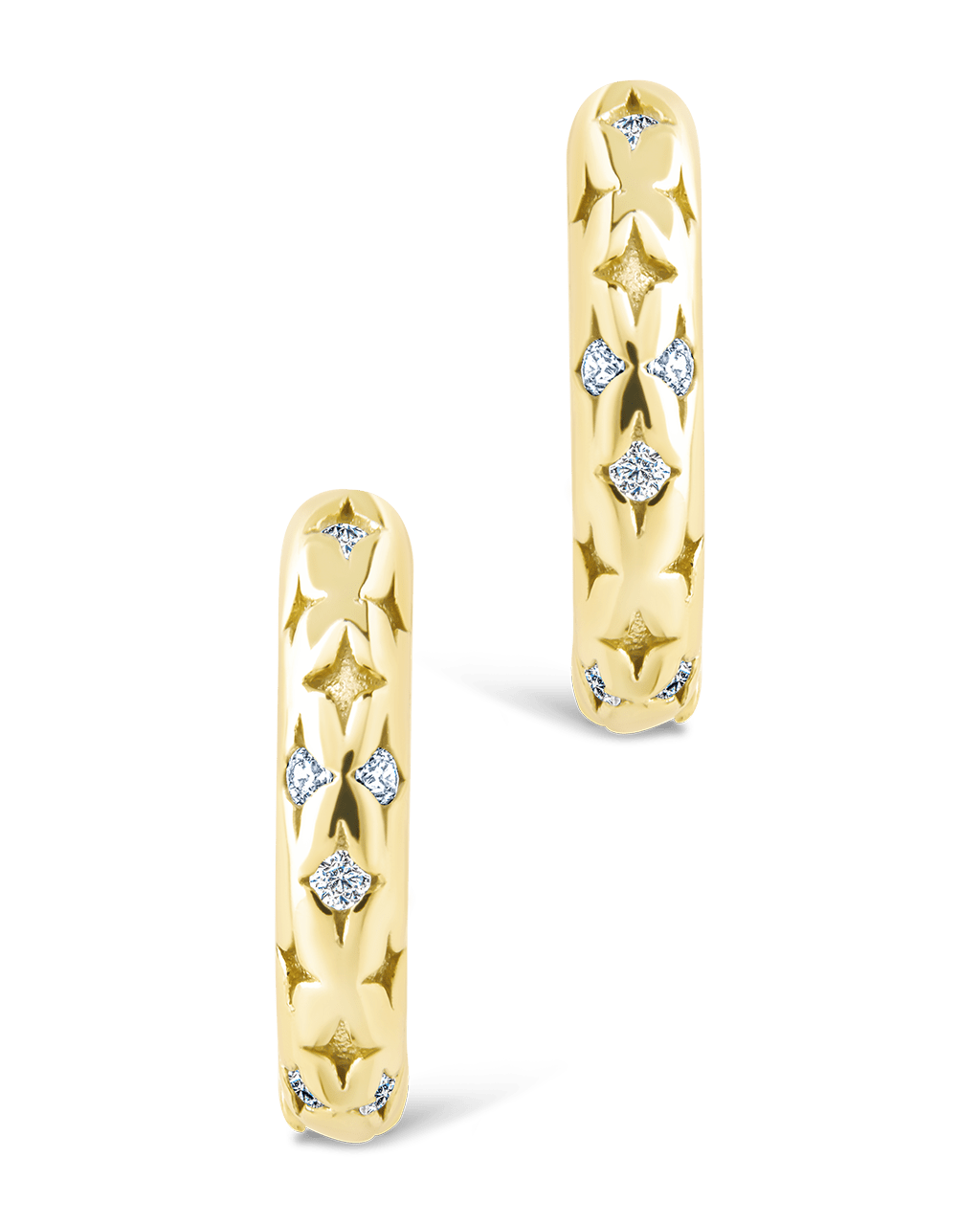 Sterling Silver Blakelyn Micro Hoops