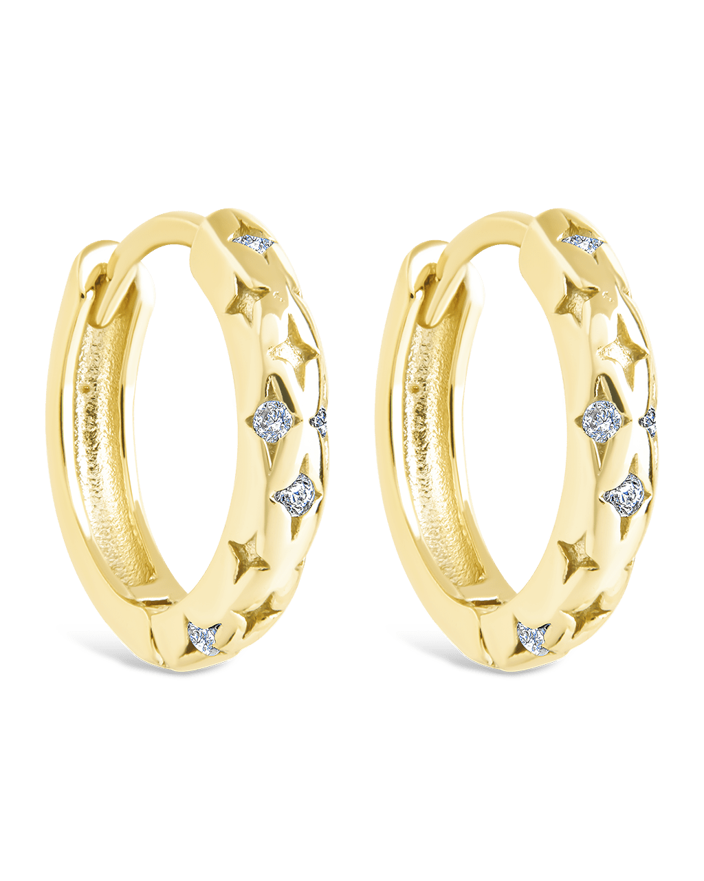 Sterling Silver Blakelyn Micro Hoops