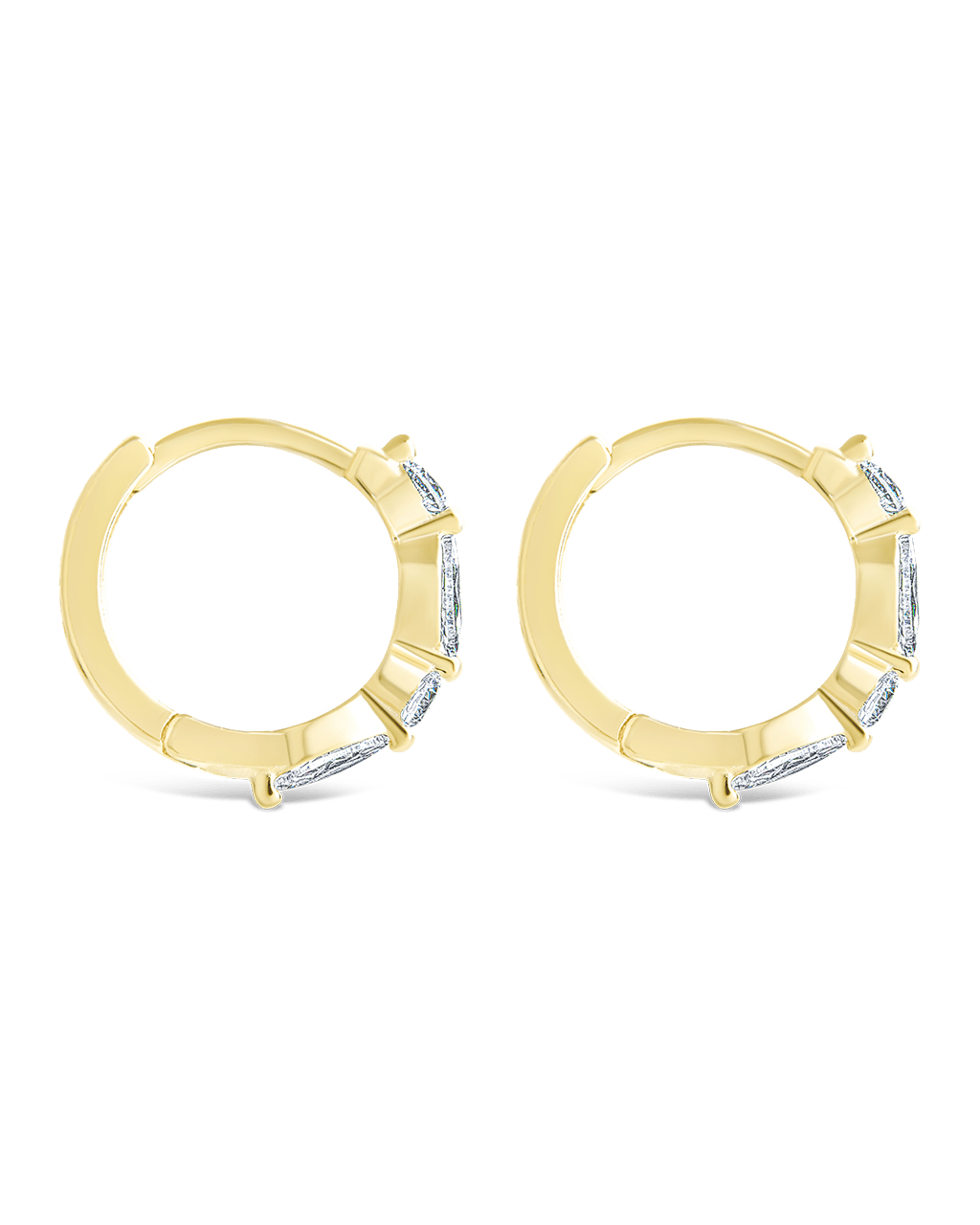 Sterling Silver Kensington Micro Hoops