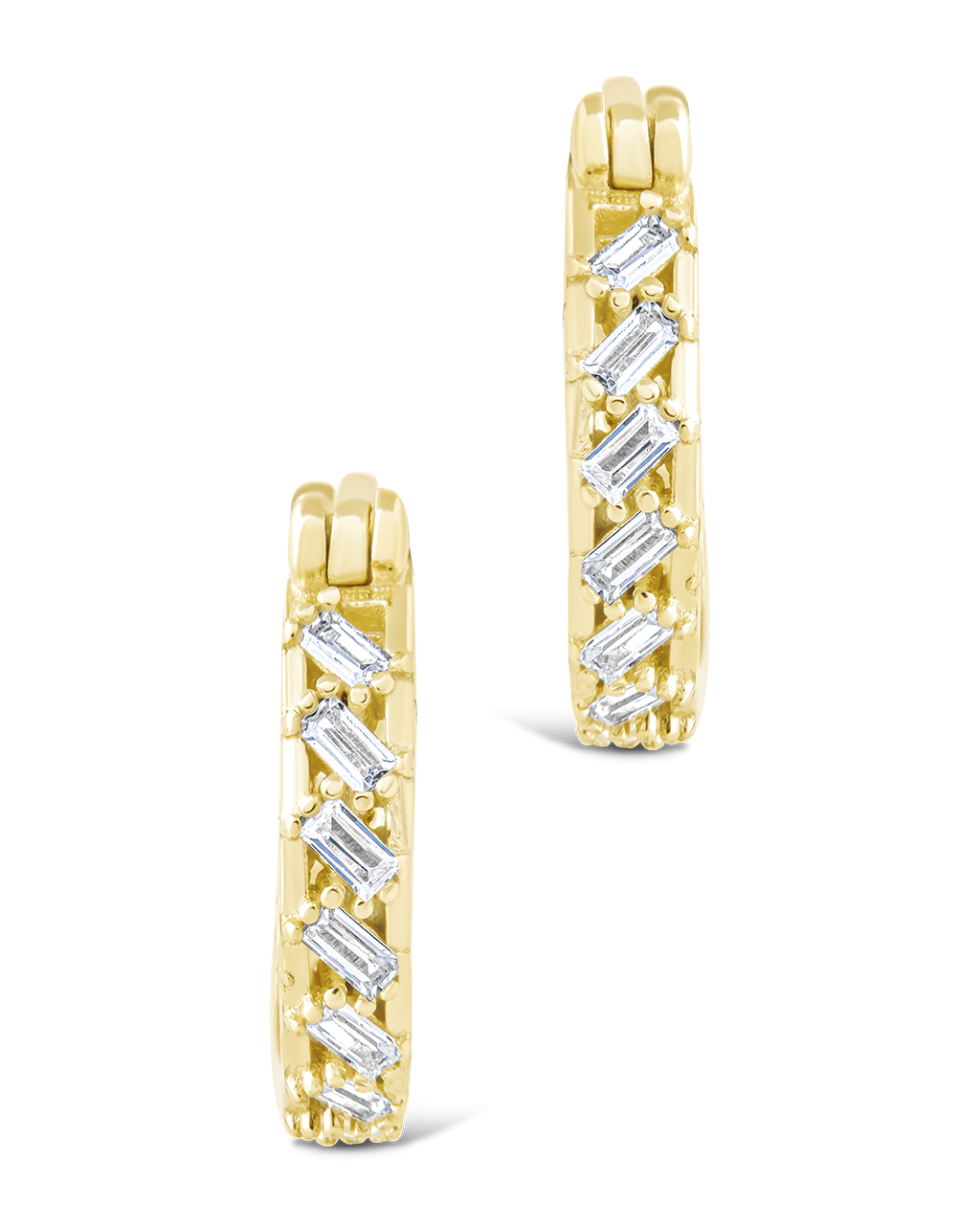 Sterling Silver Norabelle Micro Hoops
