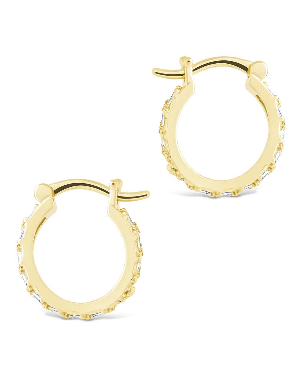 Sterling Silver Norabelle Micro Hoops