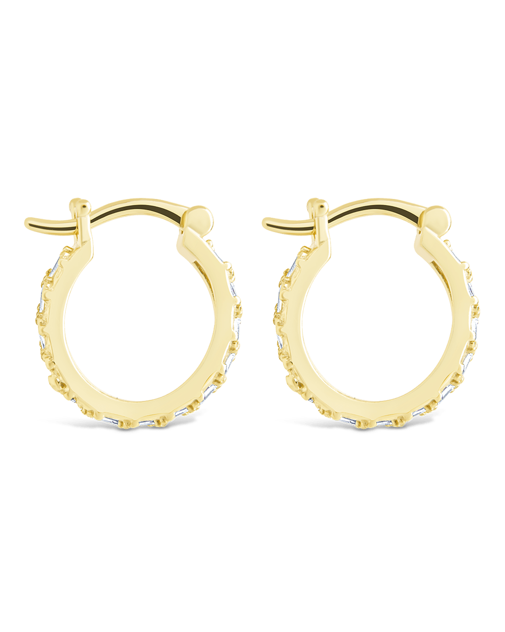 Sterling Silver Norabelle Micro Hoops