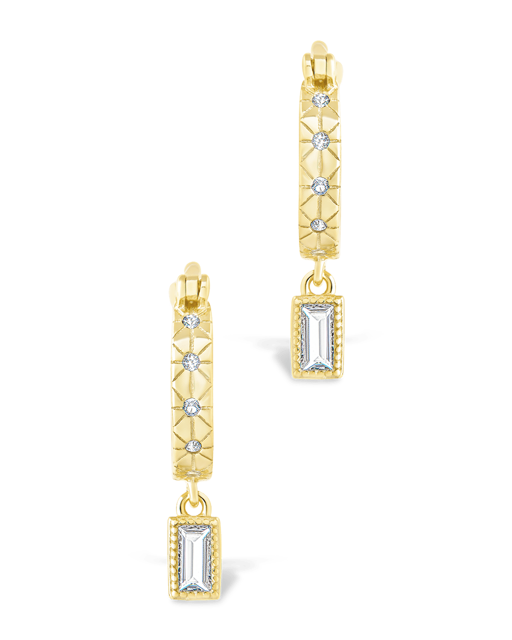Sterling Silver Oaklyn Micro Hoops