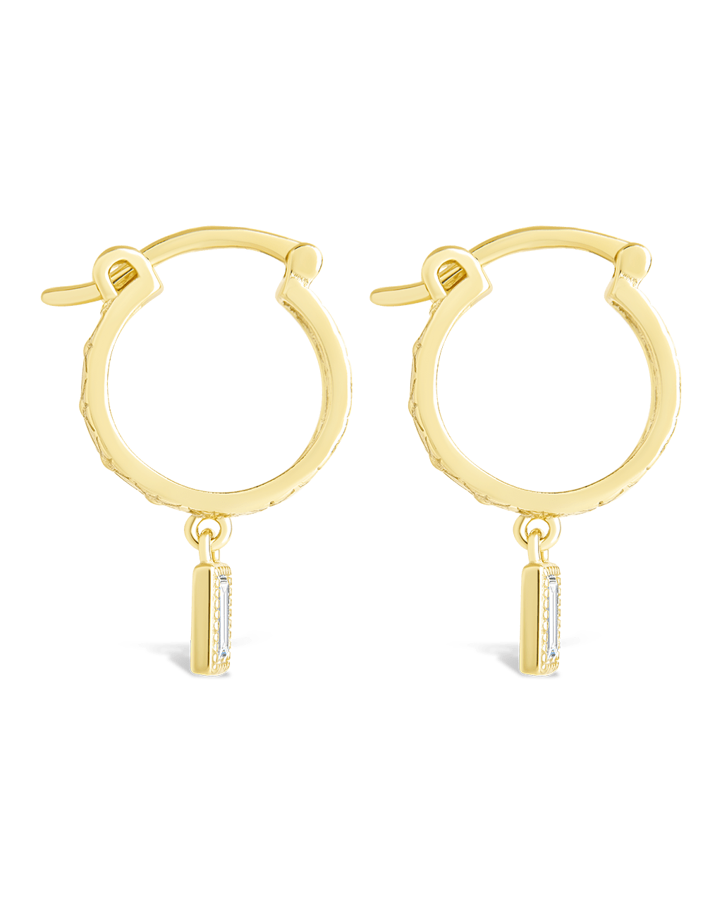 Sterling Silver Oaklyn Micro Hoops