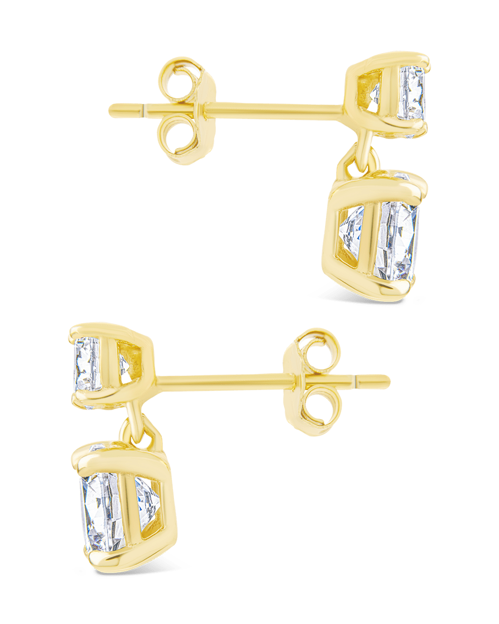 Sterling Silver Galatea Brilliant Cut CZ Studs
