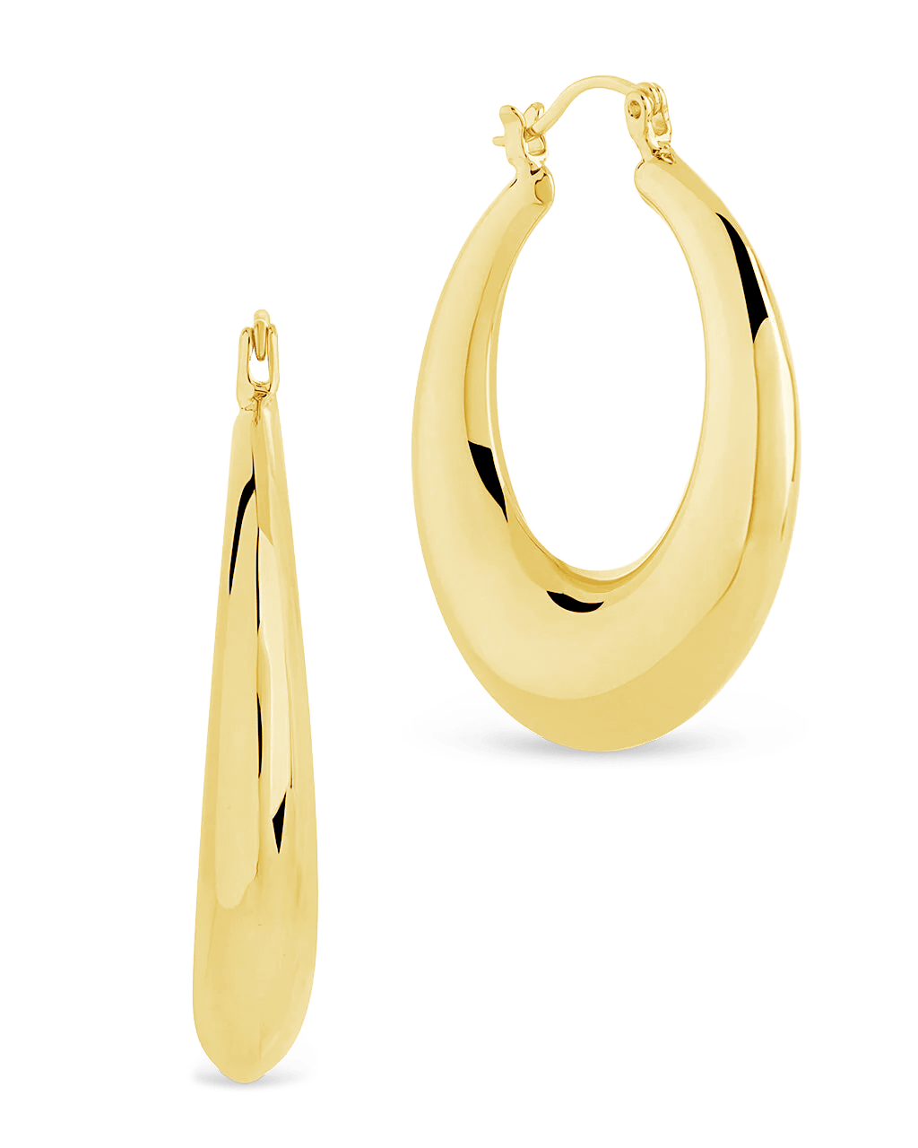 Quinn Tube Hoop Earrings