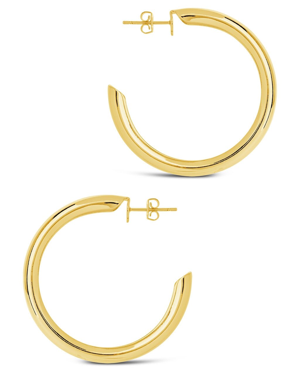 Liviana Polished Statement Hoop Earrings