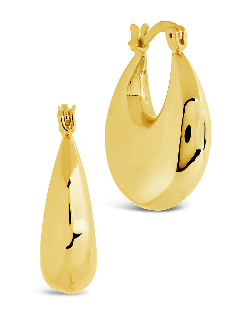 Brooklyn Chunky Tube Hoop Earrings