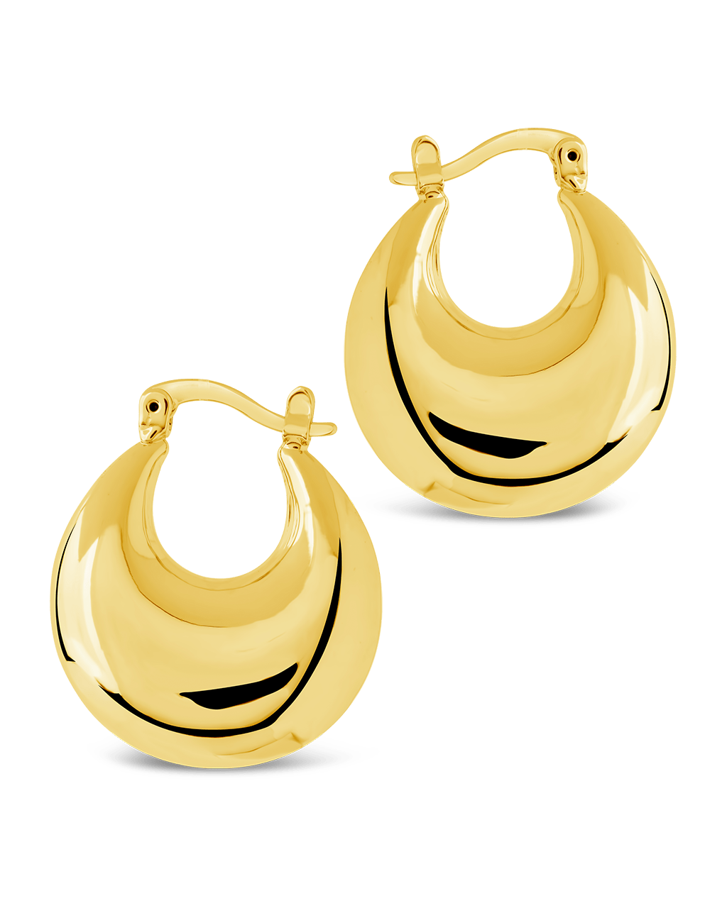 Brooklyn Chunky Tube Hoop Earrings