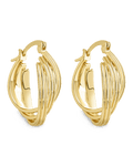 Emery Triple Row Layered Earrings