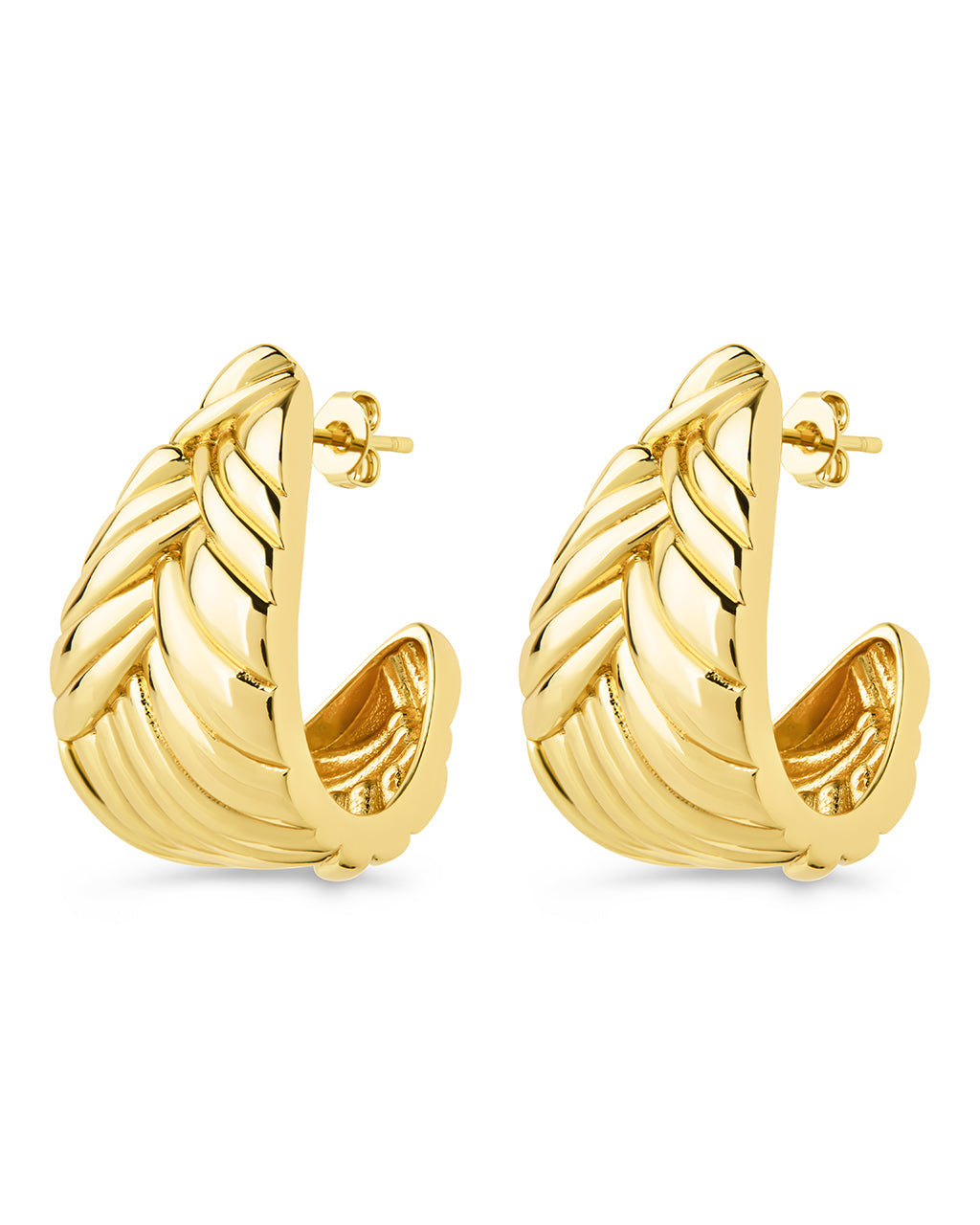 Ellis Braided Hoops
