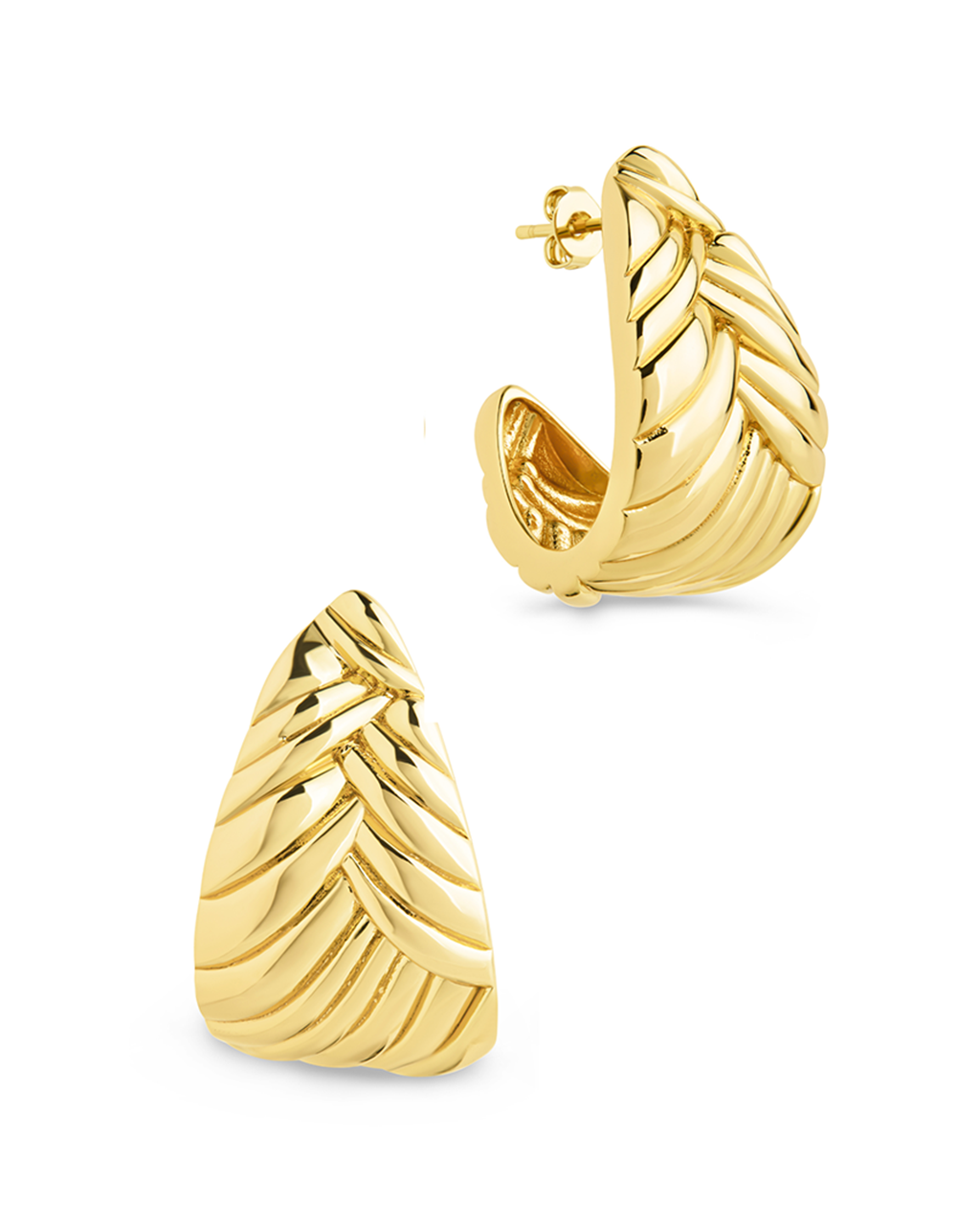 Ellis Braided Hoops