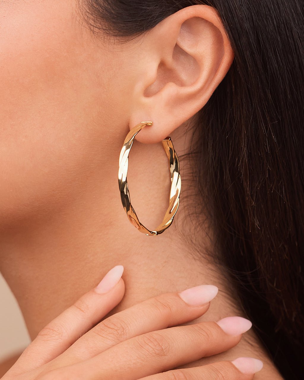 Temperance Braided Hoops