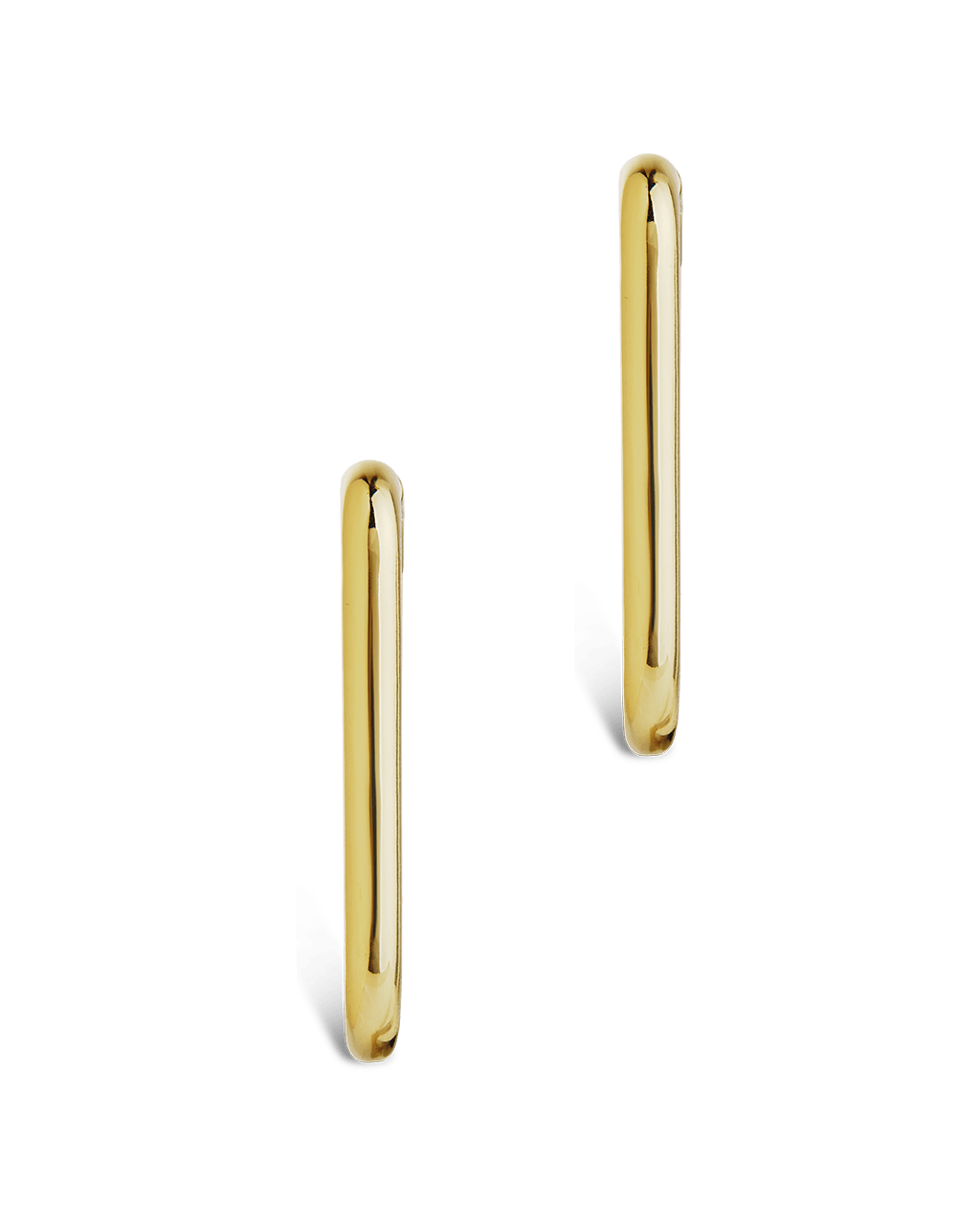Kaylani Elongated Geo Hoops