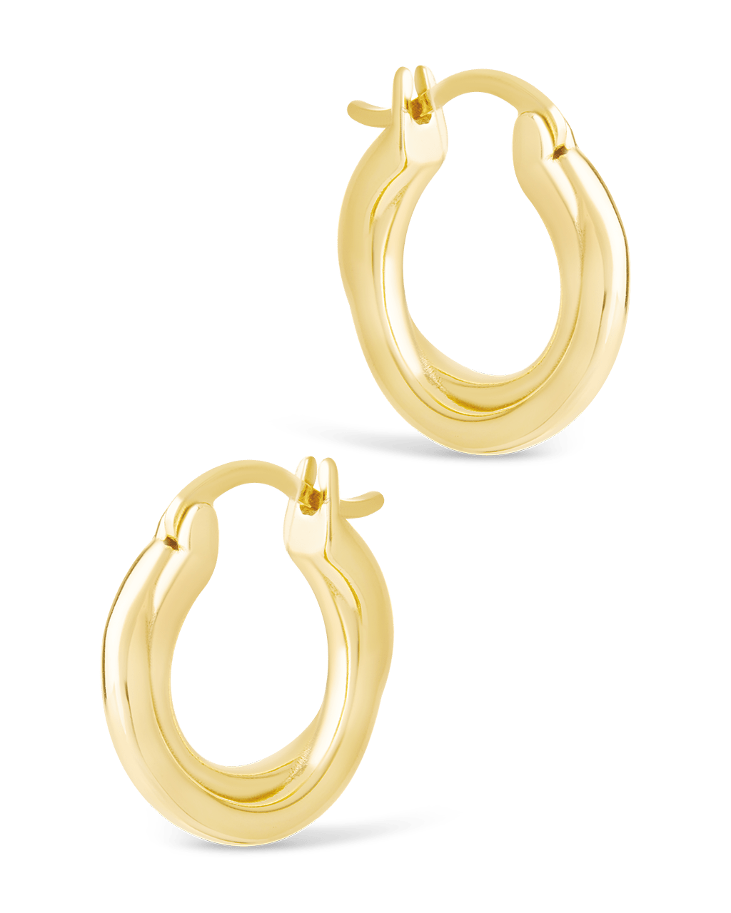 Sterling Silver Janice Twisted Hoop Earrings