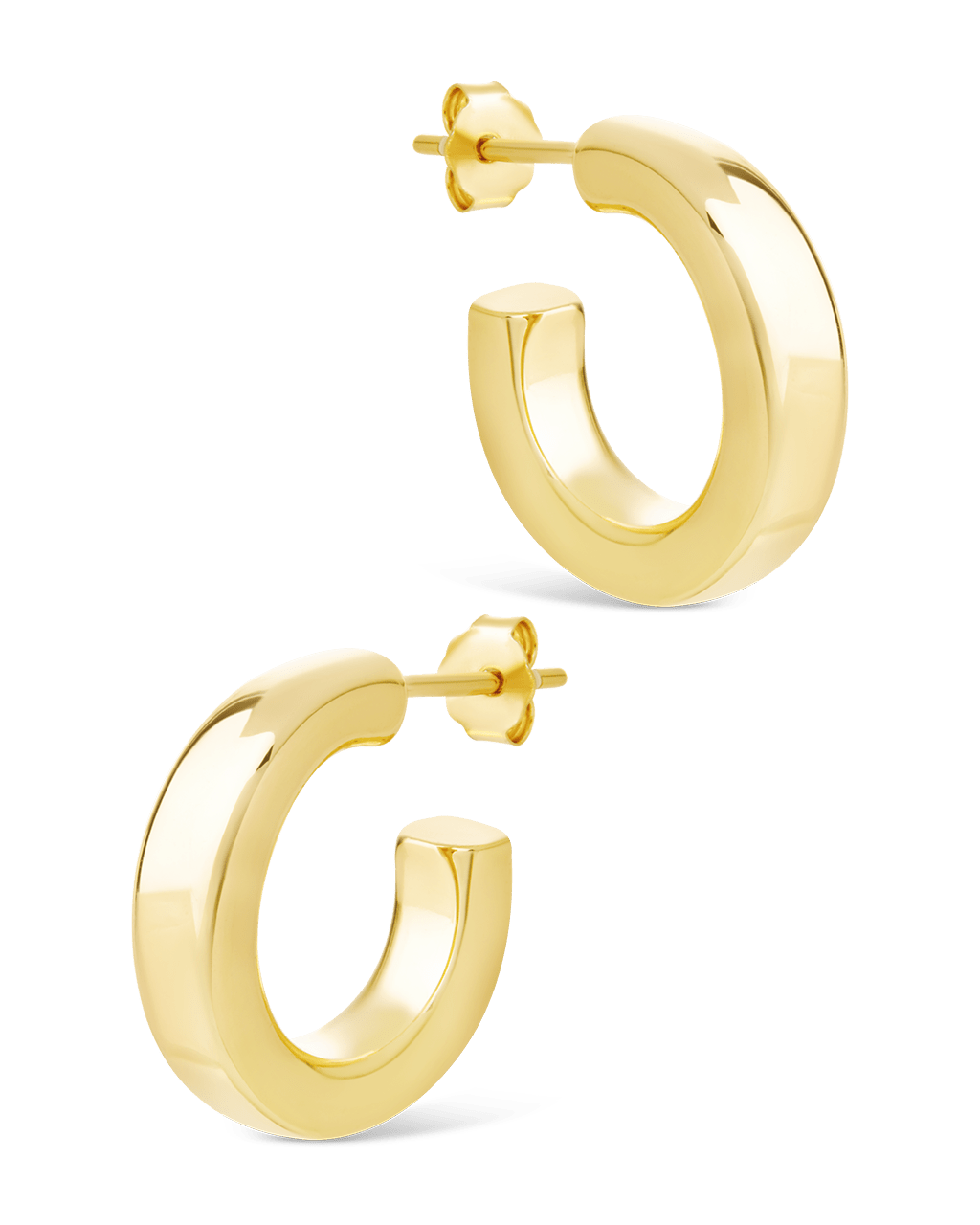 Sterling Silver Marisa Polished Stud Earrings